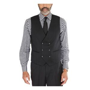 TAYION BY MONTEE HOLLAND Mens Black Single Breasted Suit Separate Blazer S